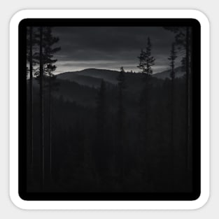 Black Forest View #1 Sticker